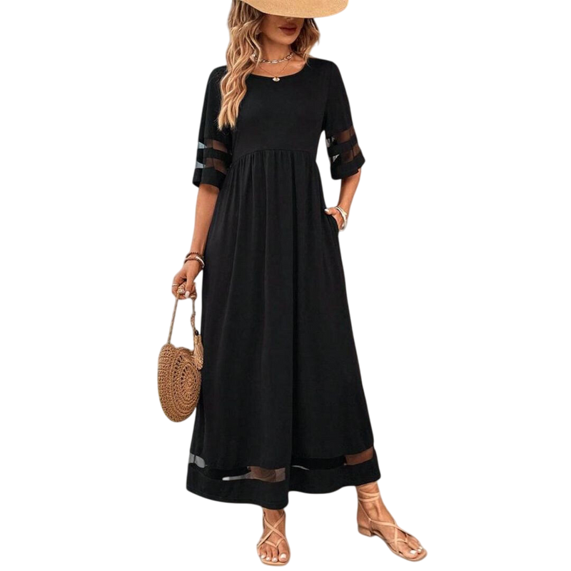 Velvet - Flattering Elegance Dress with Tummy Coverage for Effortless Confidence