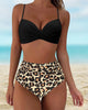 Kay - Stylish Women's Bikini Set with Floral and Leopard Print