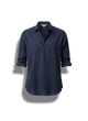 Terrence - Mens Open Collar Summer Shirt Linen Blend Casual