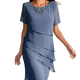 Nessa - Elegant Women's Dress with Layered Design and Comfortable Fit