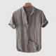 Tyron - Stylish Short Sleeve Linen Shirt for Effortless Summer Looks