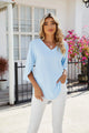 Patience - Soft Elegant V-neck Blouse for Women in Timeless Style
