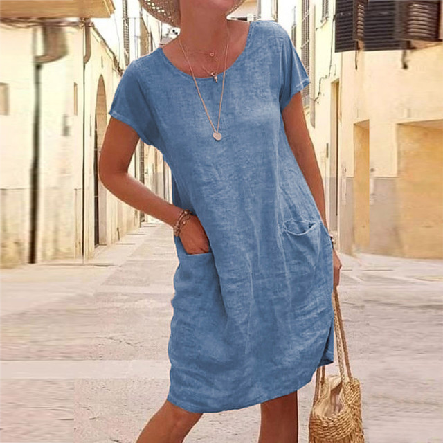 Willa - Stylish Women's Relaxed Dress for Effortless Summer Wear