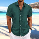 Curtis - Comfortable Men’s Shirt with Jacquard Pattern and Breathable Fabric