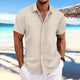 Curtis - Comfortable Men’s Shirt with Jacquard Pattern and Breathable Fabric