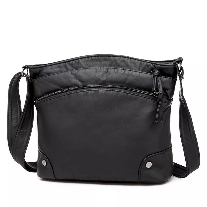 Marion - Stylish Women's Leather Shoulder Bag with Multiple Pockets