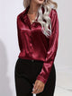 Dora - Elegant Women's Blouse in Luxurious Satin Finish
