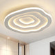 Wallure - Curved Acrylic Ceiling Light LED White Flush Mount Warm