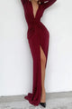 Liddy - Elegant Dress with V-neck and Pleated Neckline