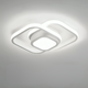 Soapore - Modern LED Ceiling Light - Creative Two Ring Design Fixture