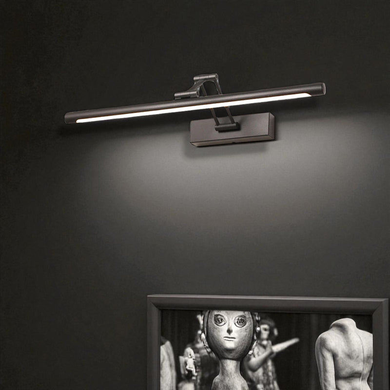Murora - Edge Minimalist LED Wall Lamp Black White Metal Indoor