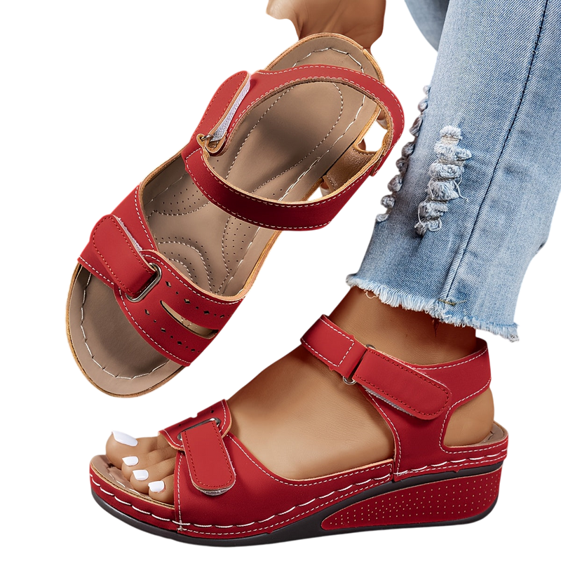Electra - Women's Orthopedic Comfort Sandals With Straps