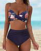 Kay - Stylish Women's Bikini Set with Floral and Leopard Print