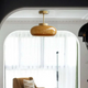 Linenra - Amber Glass Pendant Light Fixture For Dining Room