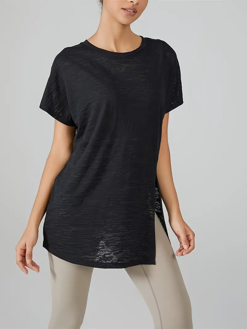 Beatrice - Stylish and Lightweight Burnout T-shirt for Effortless Movement