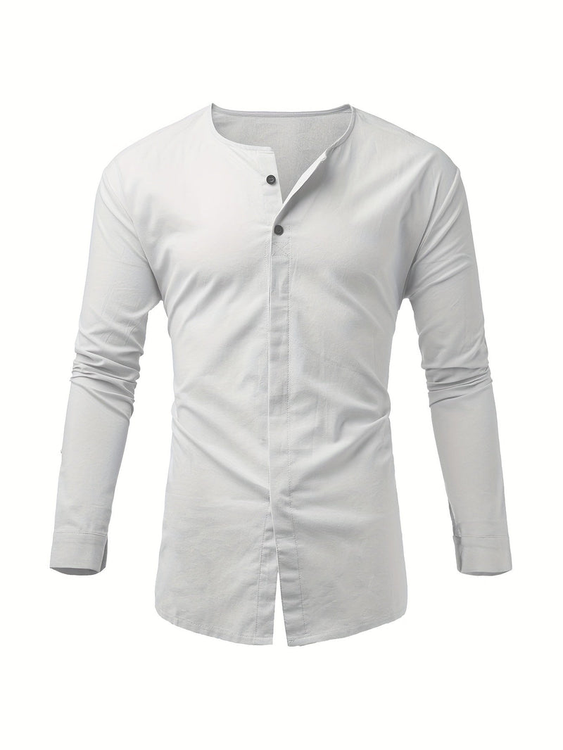 Aidan - Stylish Linen Beach Shirt for Men in Classic Colors