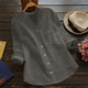 Danica - Linen Cotton Relaxed Chemise For Women Casual