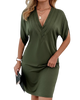 Soraya - Elegant Women's V-neck Dress for Timeless Style