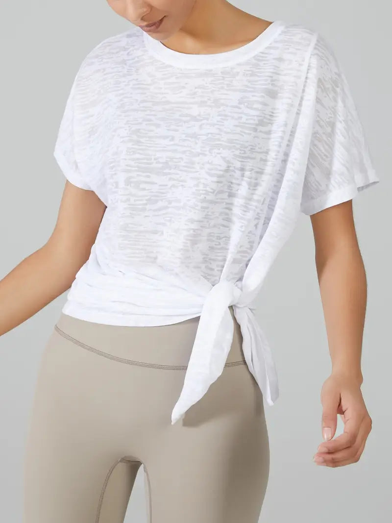 Beatrice - Stylish and Lightweight Burnout T-shirt for Effortless Movement