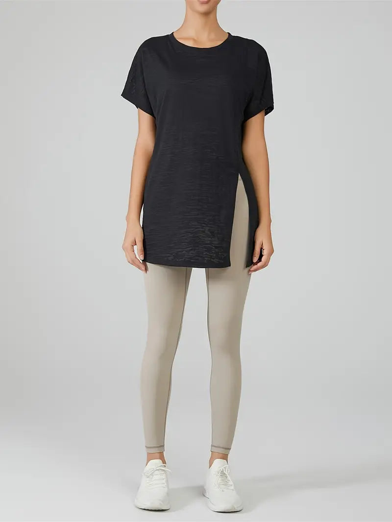 Beatrice - Stylish and Lightweight Burnout T-shirt for Effortless Movement