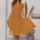 Maylee - Elegant Summer Dress with V-neck and Floral Print