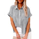 Jazmin - Airy Cotton Linen Blouse For Women Lightweight Summer