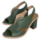 Rae - Stylish Women's Leather Sandals with Comfortable Block Heels