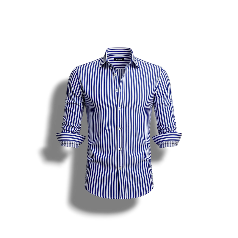 Edison - Stylish Striped Men's Shirt for Any Occasion