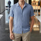 Tyron - Stylish Short Sleeve Linen Shirt for Effortless Summer Looks