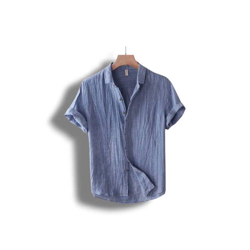 Tyron - Stylish Short Sleeve Linen Shirt for Effortless Summer Looks
