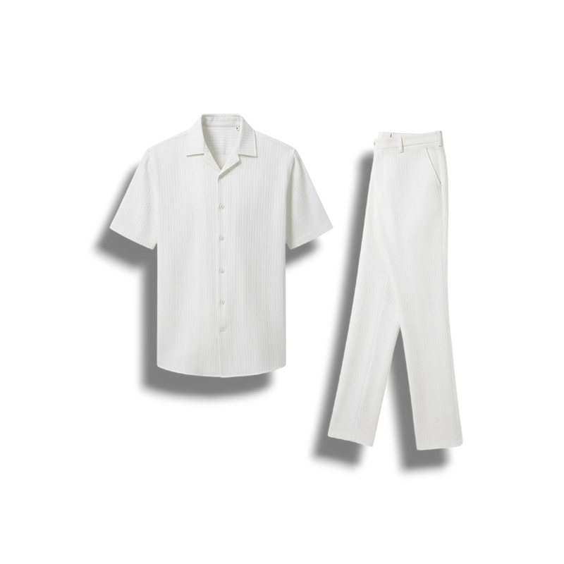 Caspar - Business Casual Set with Shirt and Trousers for Effortless Elegance