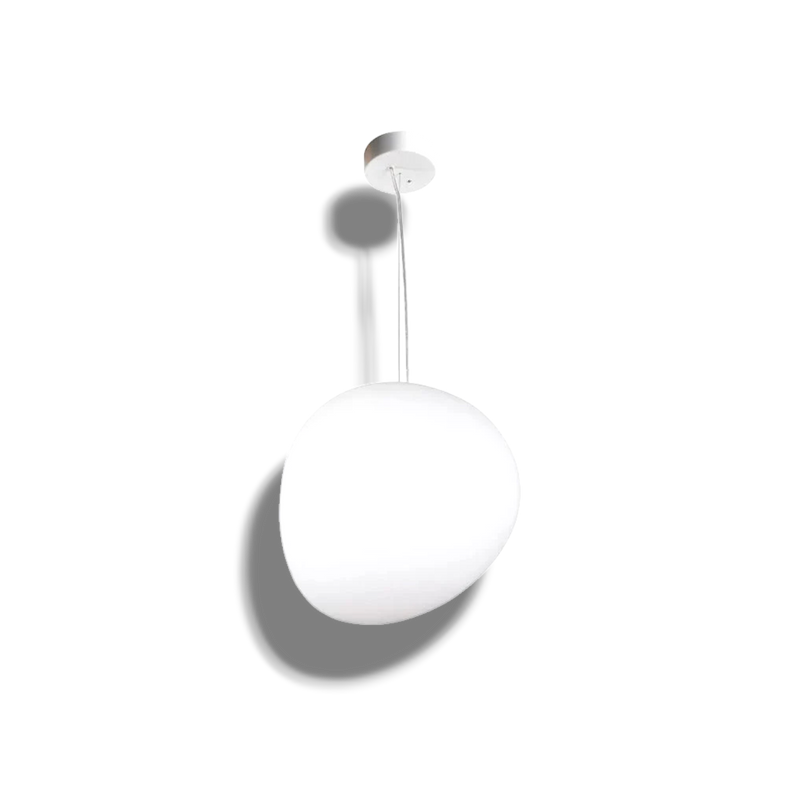 Statuvia - LuxeGlow Floating Pebble Pendant Lamp For Dining Room