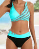 Philippa - Elegant Striped Printed Bikini Set for Women