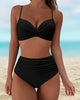 Kay - Stylish Women's Bikini Set with Floral and Leopard Print