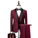 Finnick - Stylish 3-Piece Slim Fit Suit Set for Men in High-Quality Wool