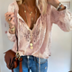 Zelinda - Vintage Women's Boho Blouse for Effortless Elegance