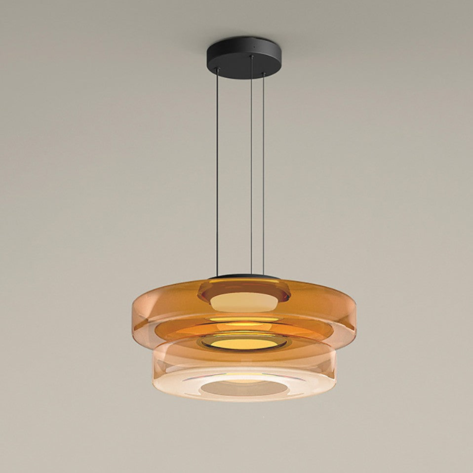 AuraLuxe - Bauhaus Style Glass Pendant Lighting for Modern Interiors