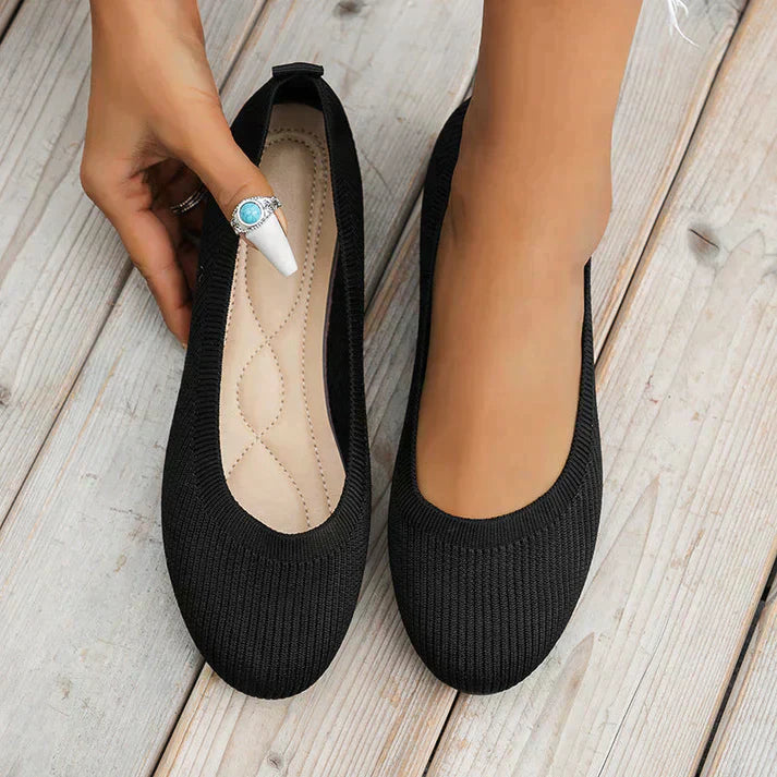 Dewi - Stylish Orthopedic Ballerina Flats for All-Day Comfort