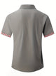 Joel - Stylish Men's Short-Sleeved Shirt with Decorative Chest Pocket