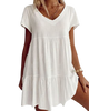 Fidella - Comfortable Women's Summer Dress in Lightweight Cotton Blend