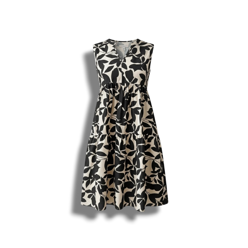 Eleanor - Charming A-line Summer Dress with Floral Pattern