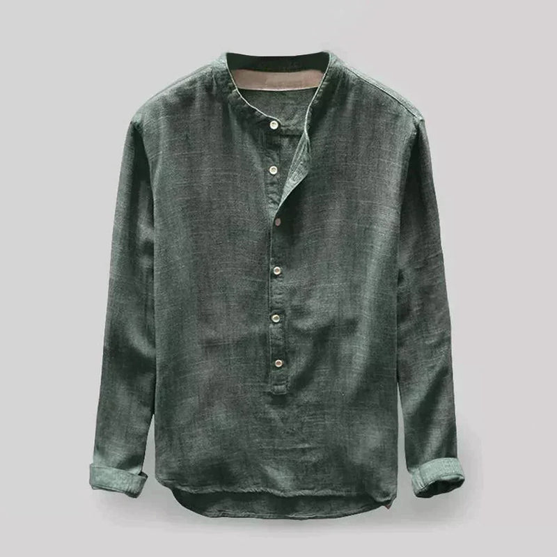 Viktor - Stylish Men's Linen Shirt for Casual and Professional Wear