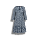 Abigail - Stylish Floral Print Dress with V-neck and 3/4 Sleeves