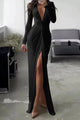 Liddy - Elegant Dress with V-neck and Pleated Neckline