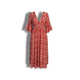 Annabel - Vibrant Printed V-Neck Dress for Effortless Style