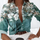 Bonnie - Lightweight Floral Print Blouse with Long Sleeves