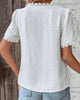 Paula - Elegant Women's Lace Shirt with Short Sleeves