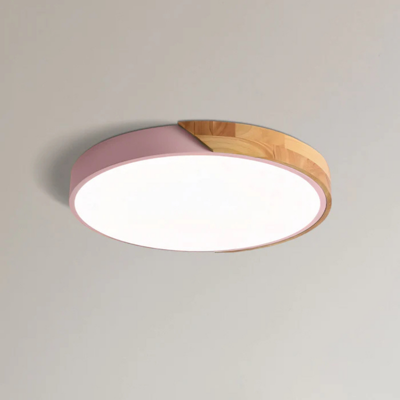 Matellis - Nordic Wood Led Ceiling Light In Scandinavian Style
