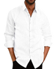 Ned - Stylish Men's Long-Sleeved Shirt for Casual Elegance