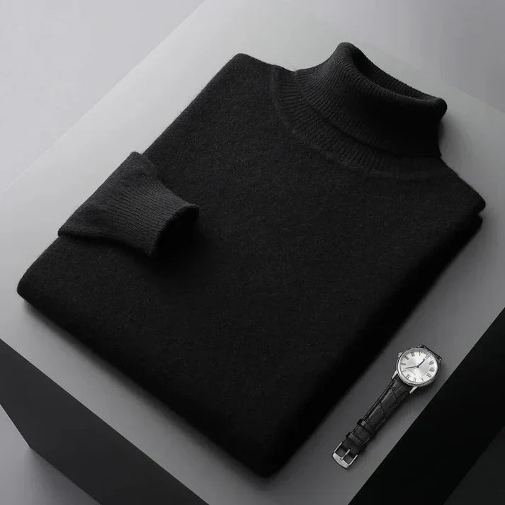Finn - High-Quality Cashmere Turtleneck Sweater for Men